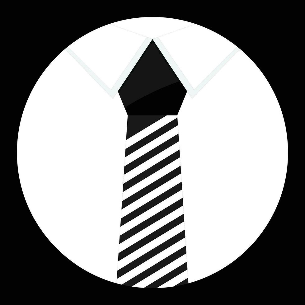 Cravat icon monochrome vector. Necktie and bow tie, illustration of cravat man vector