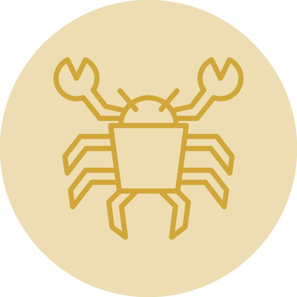 Crab Vector Icon Design