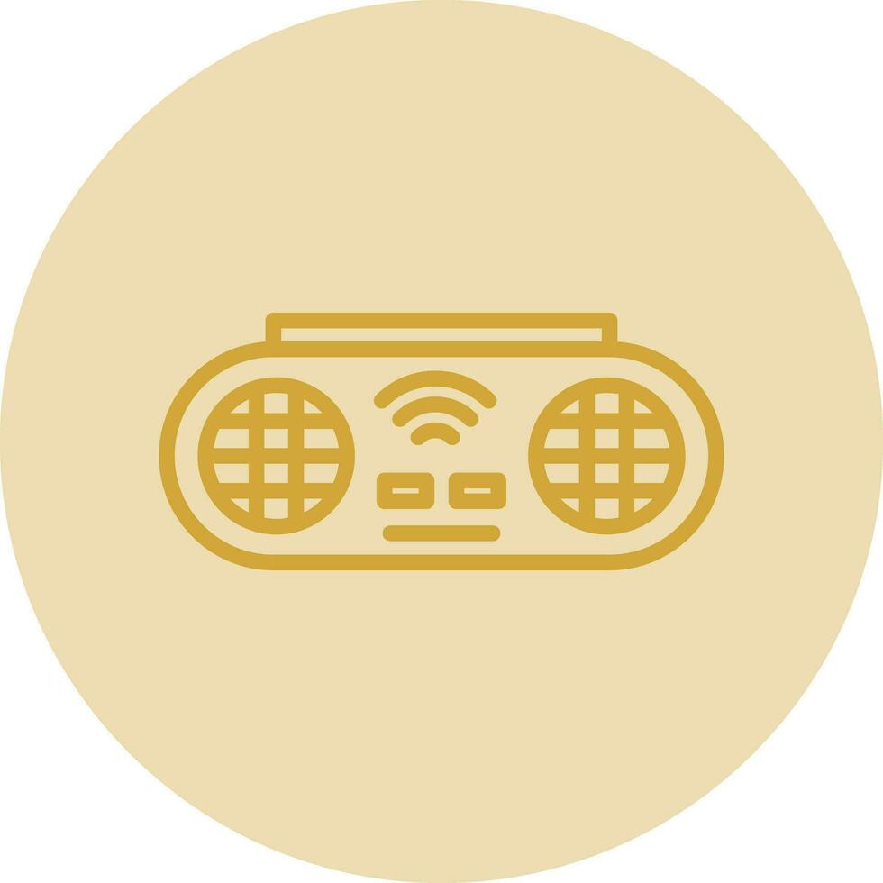 Portable Speaker Vector Icon Design