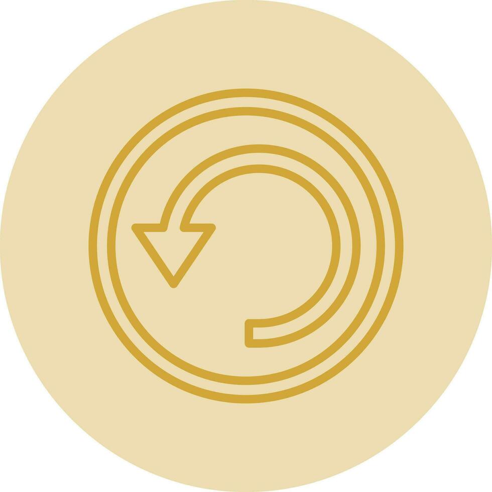 Circular Arrow Vector Icon Design