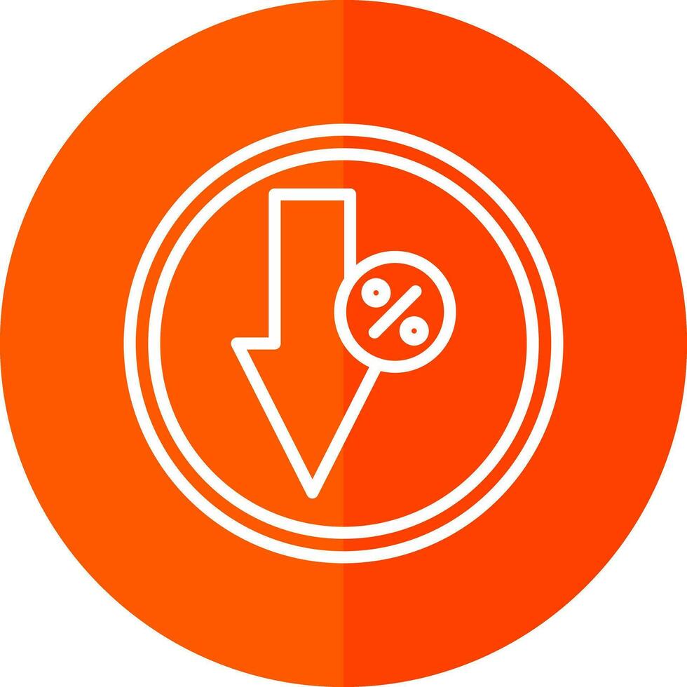 Down Vector Icon Design