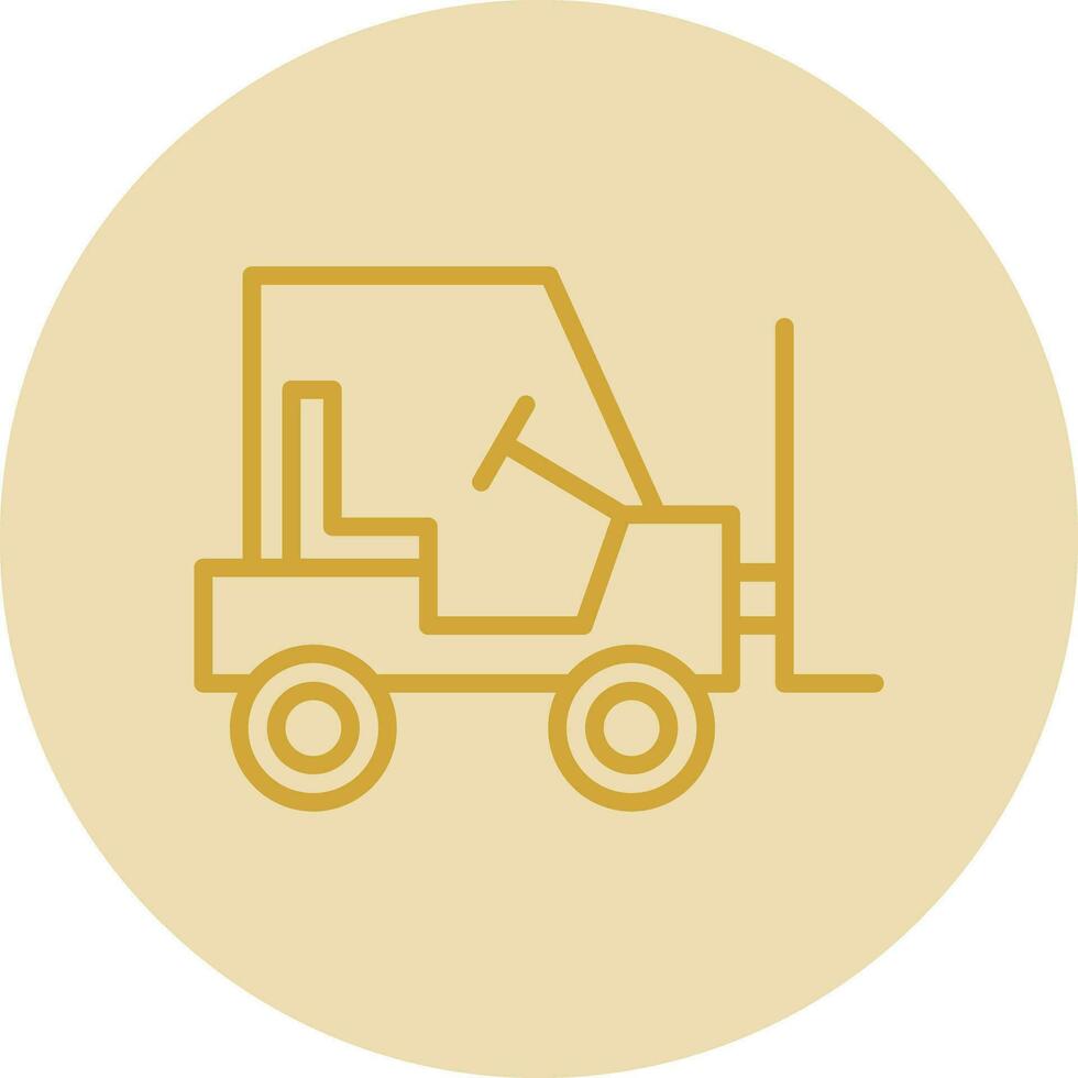 Forklift Vector Icon Design