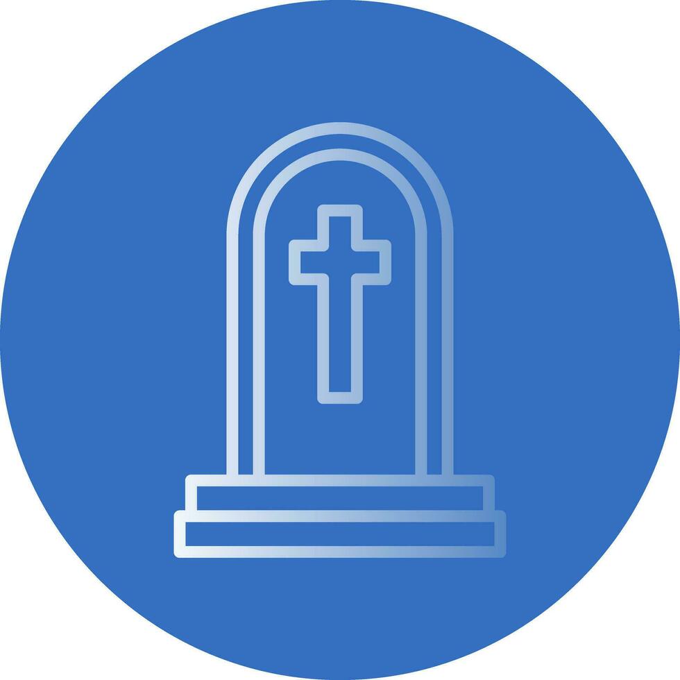 Tomb Vector Icon Design