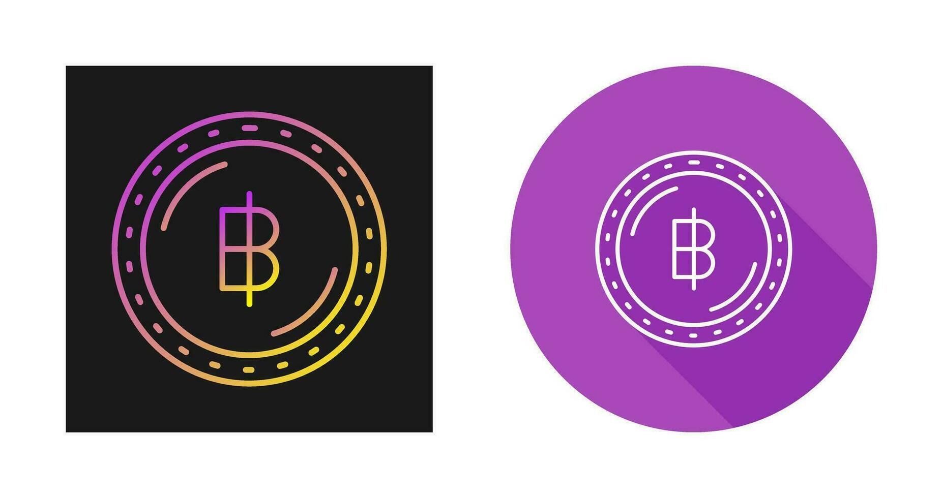 Baht Currency Vector Icon