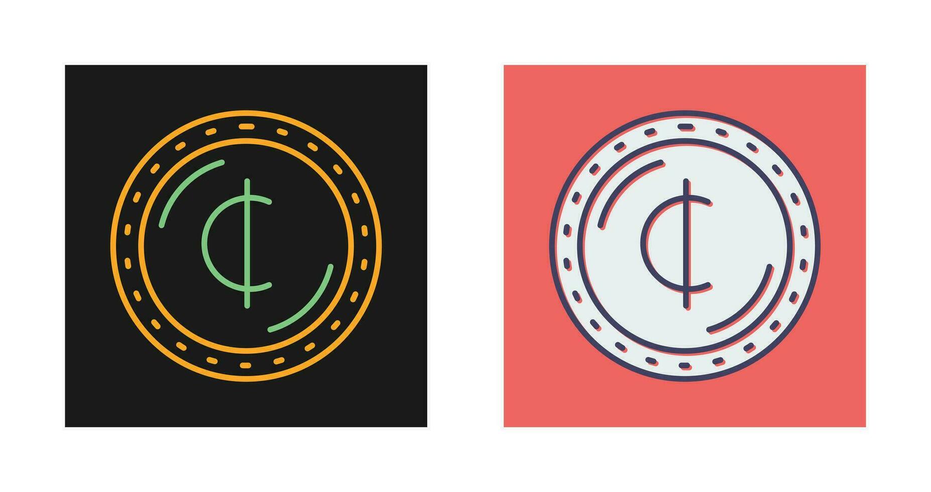Cedis Currency Vector Icon