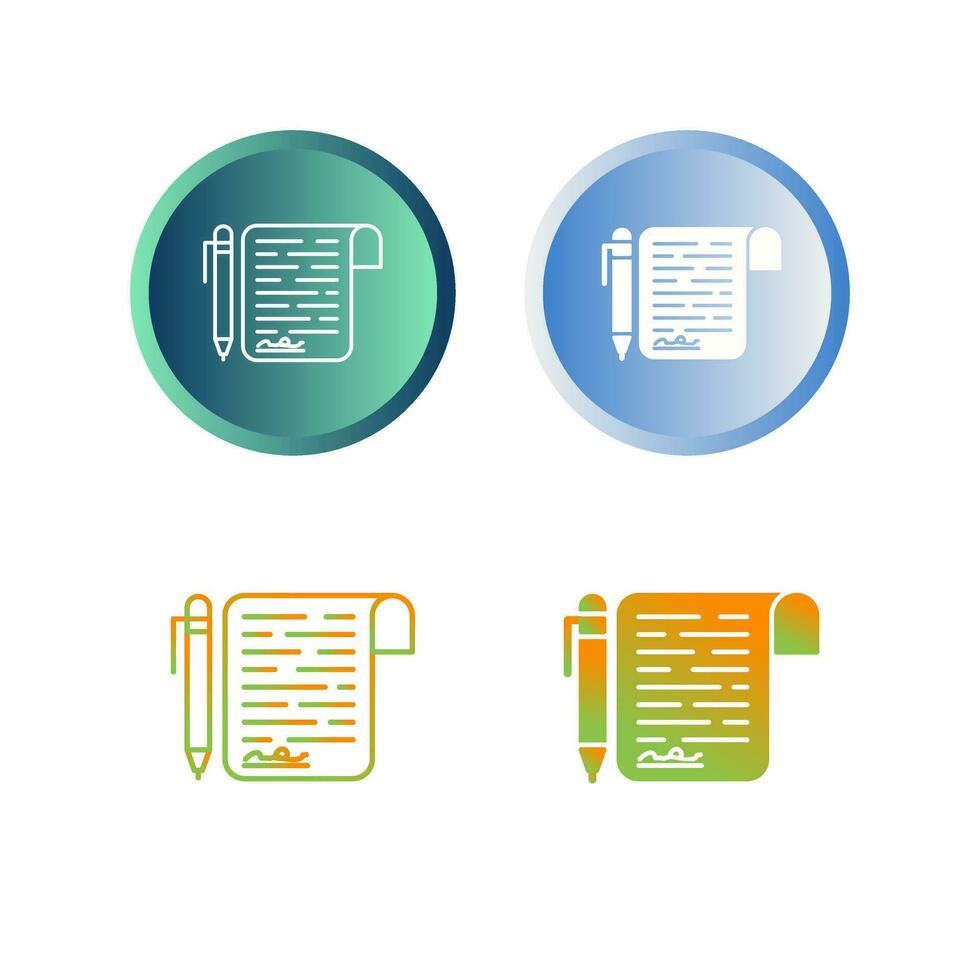 Agreement Vector Icon