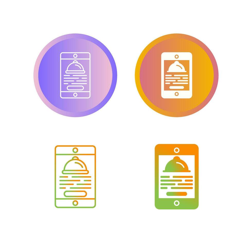 Food App Vector Icon