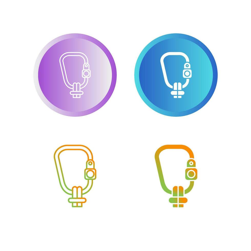 Carabiner Vector Icon