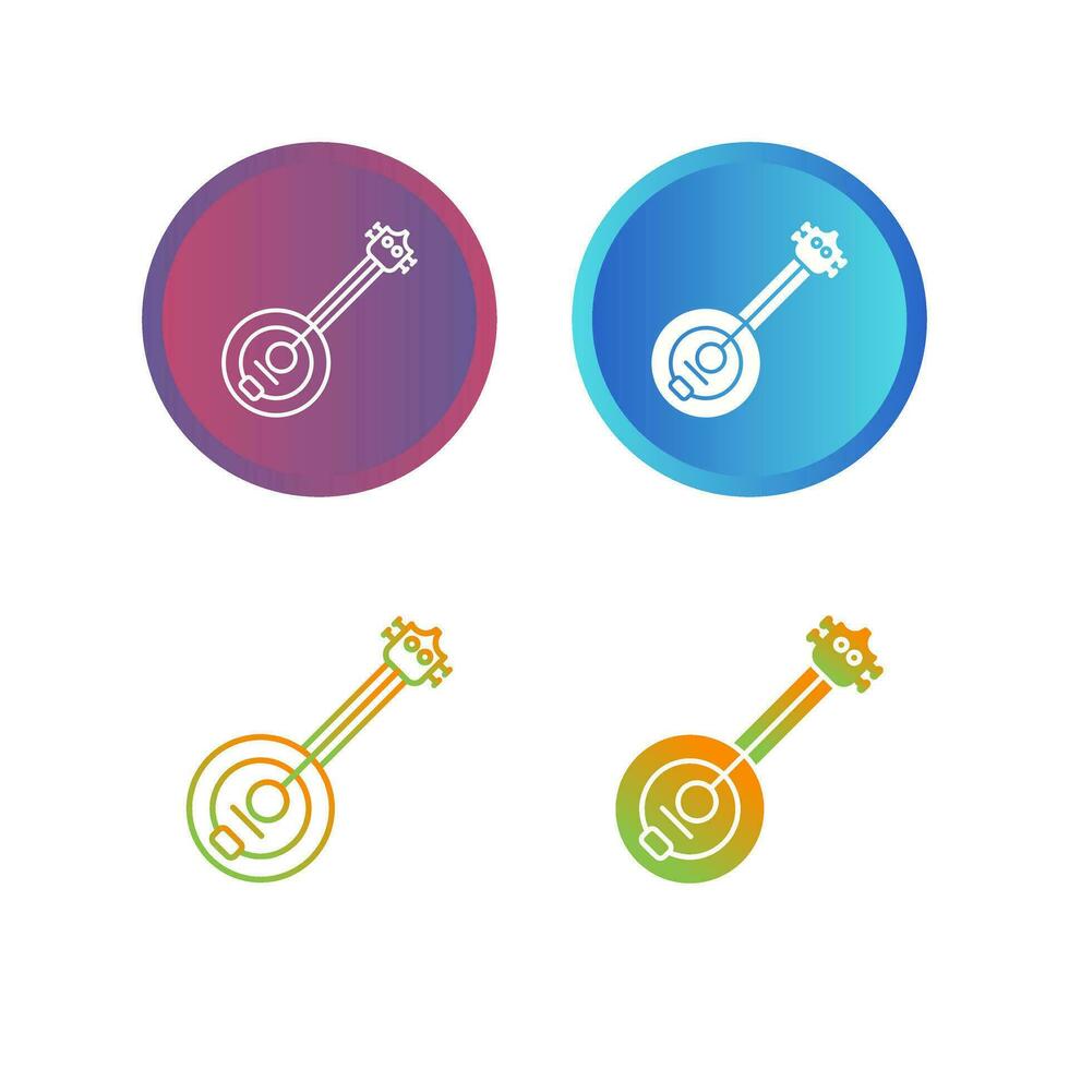 icono de vector de banjo