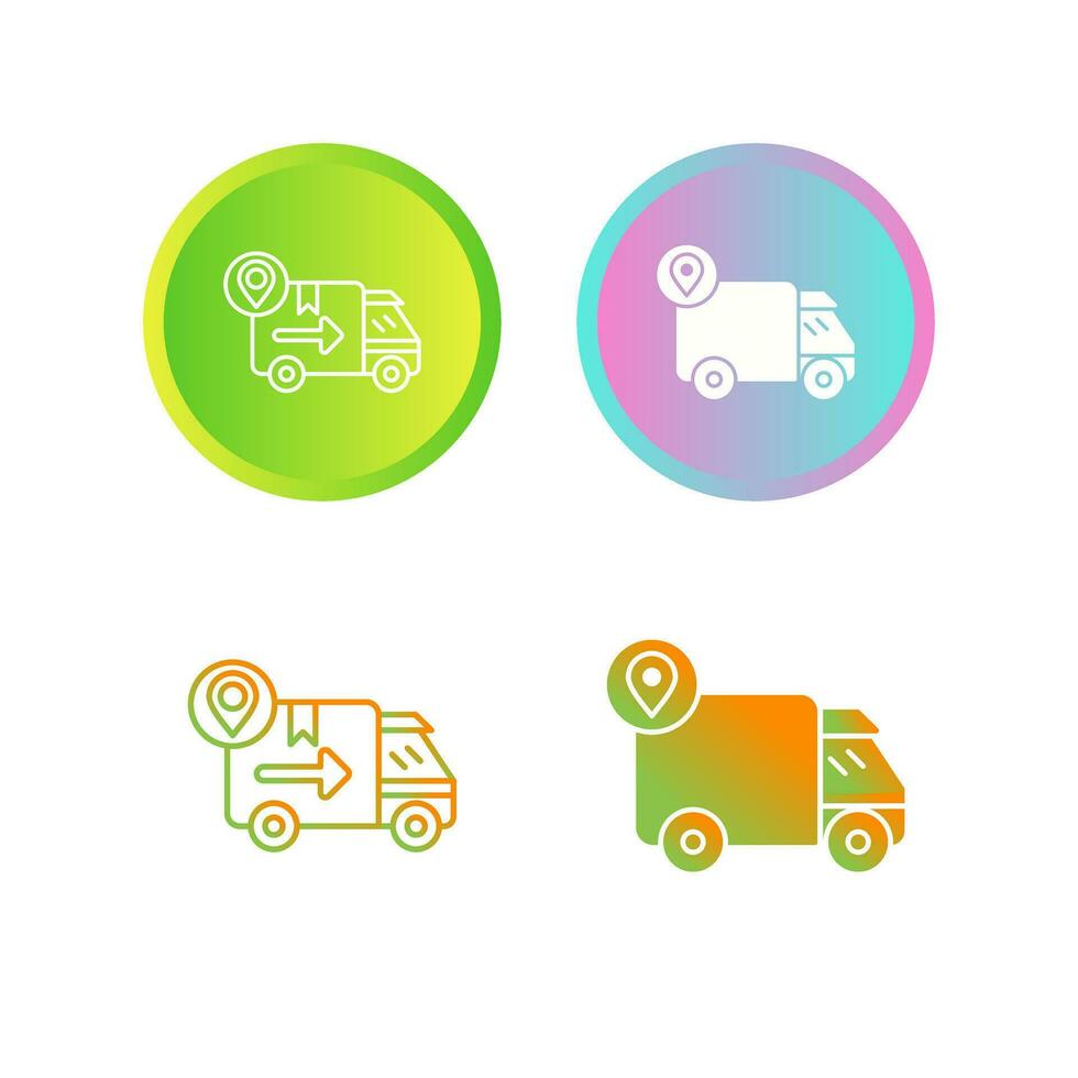 Shipping Van Vector Icon