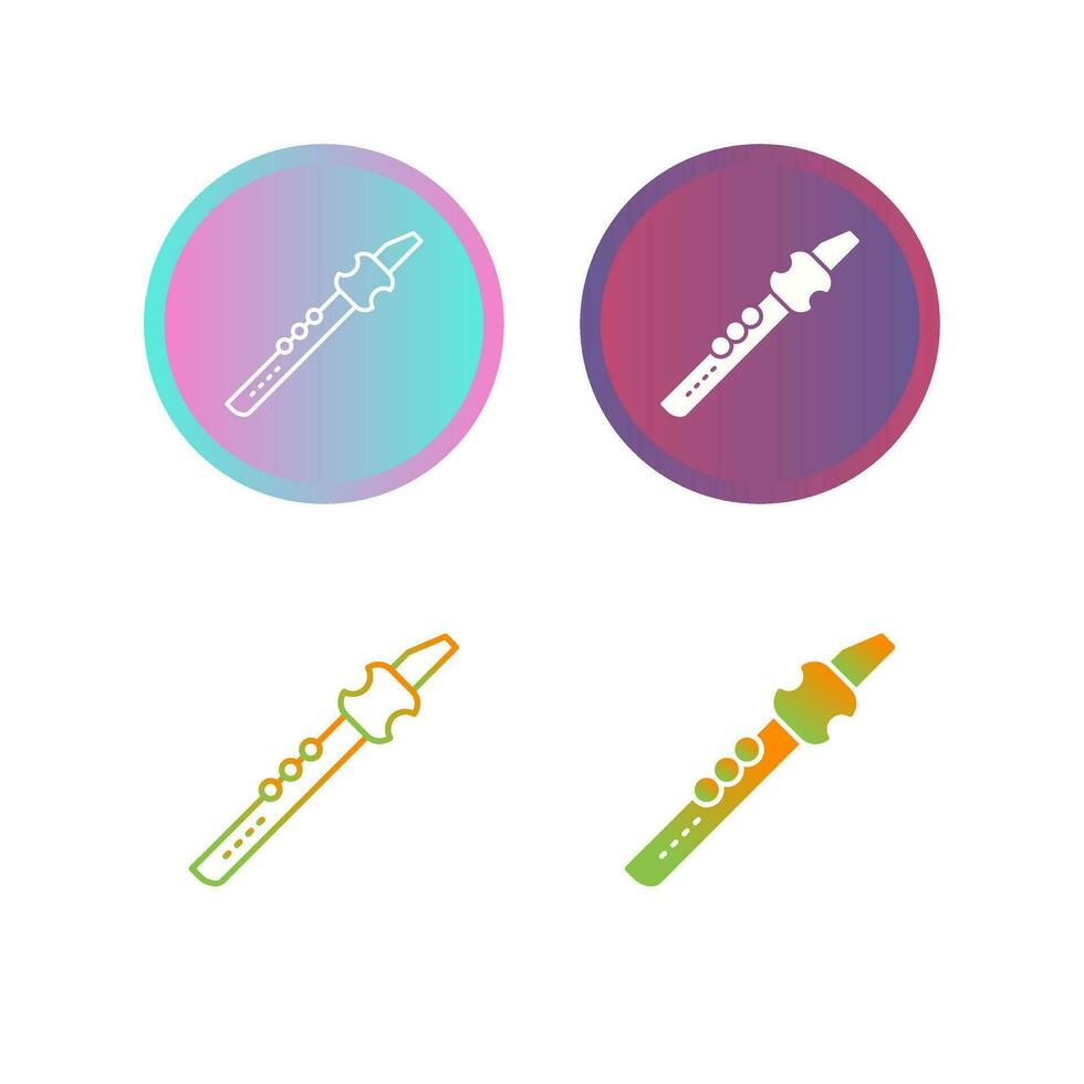 Flute Vector Icon