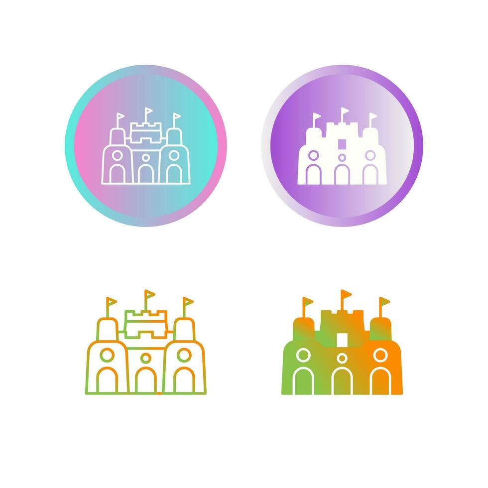 Sand Castle Vector Icon