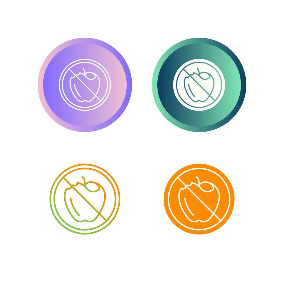 No Food Vector Icon
