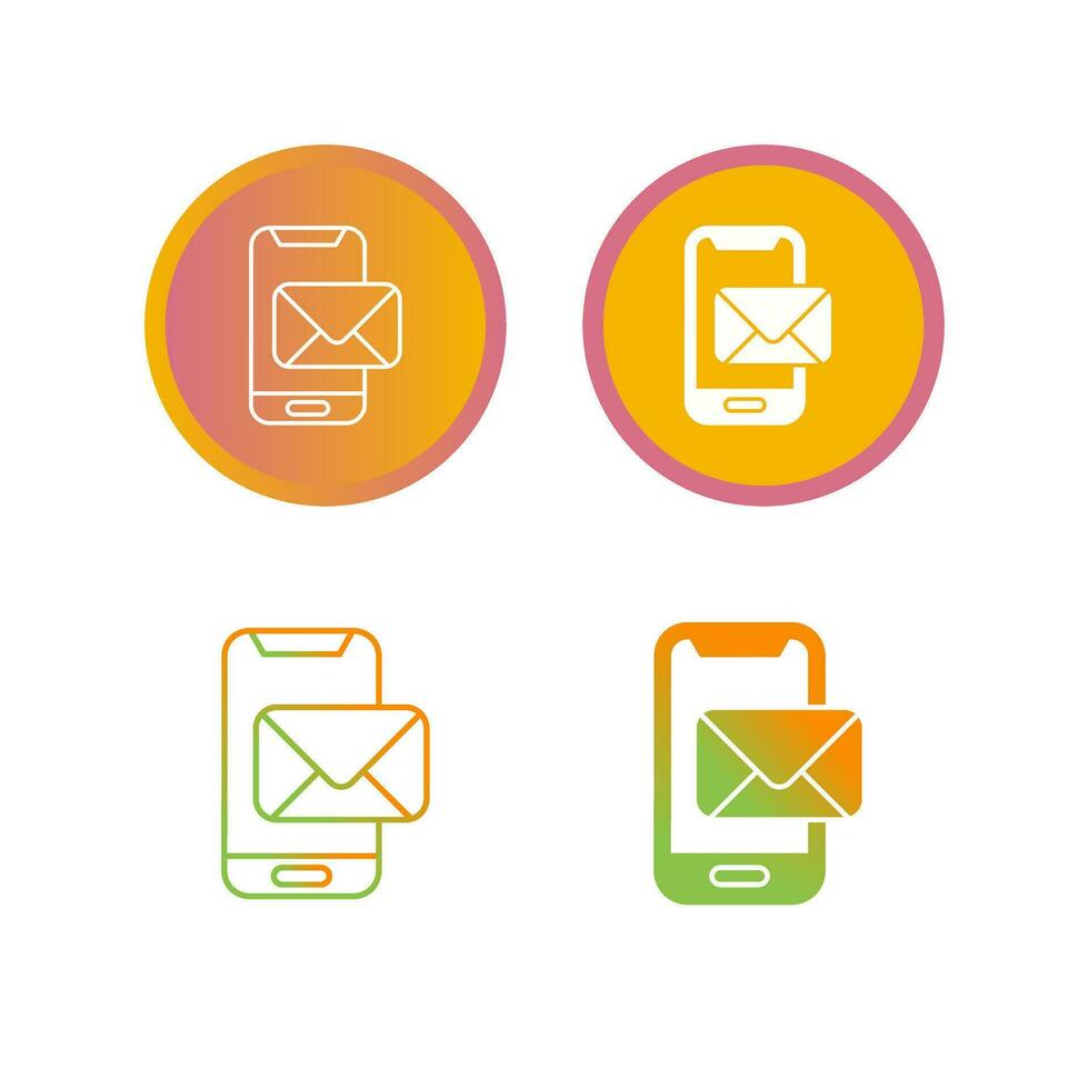 Phone Mail Vector Icon