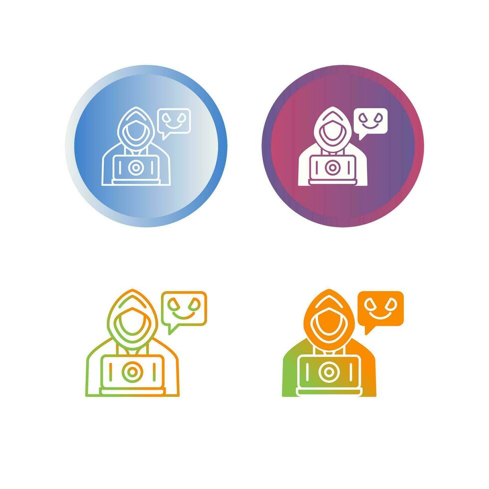 Cyber Attack Vector Icon