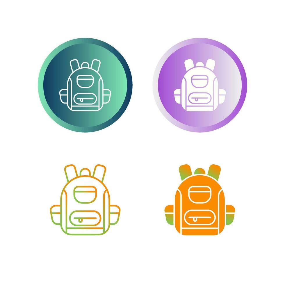 Backpack Vector Icon