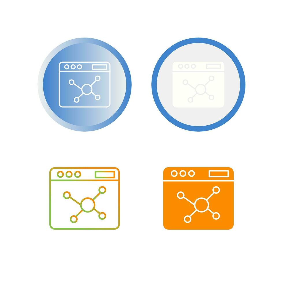 icono de vector de algoritmo