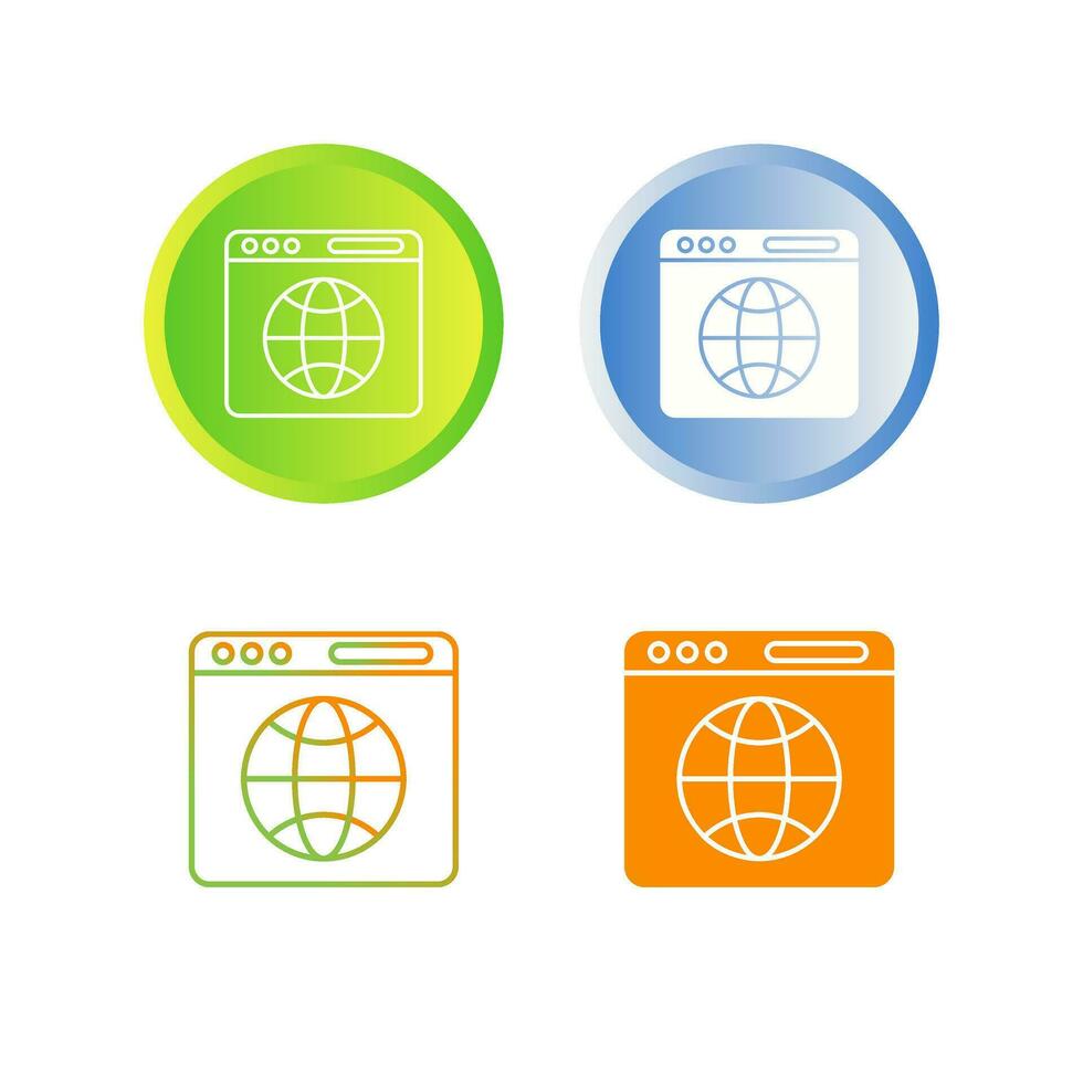 Browser Vector Icon