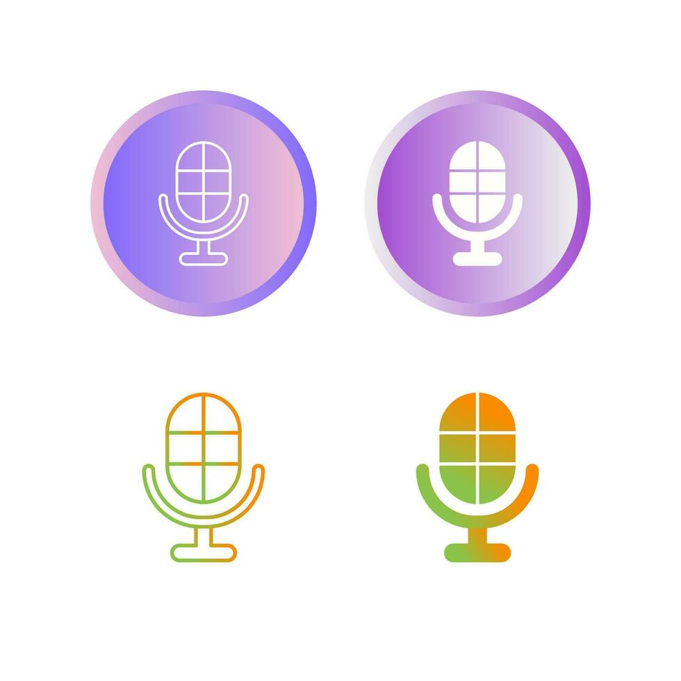 Microphone Vector Icon