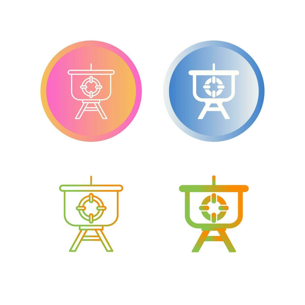 Target Presentation Vector Icon