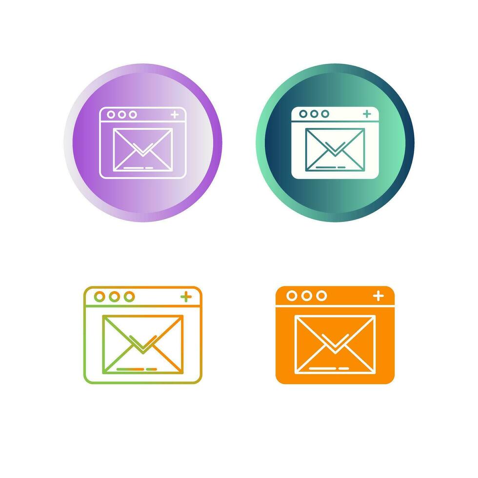 icono de vector de correo electrónico