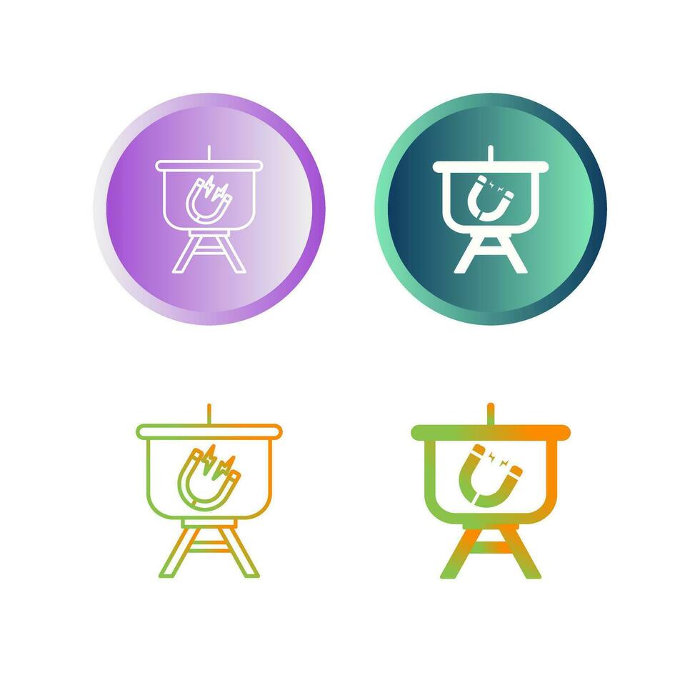 Magnet Presentation Vector Icon