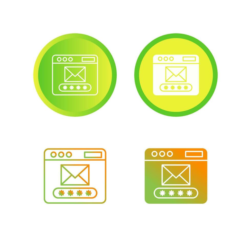 Mail Code Vector Icon