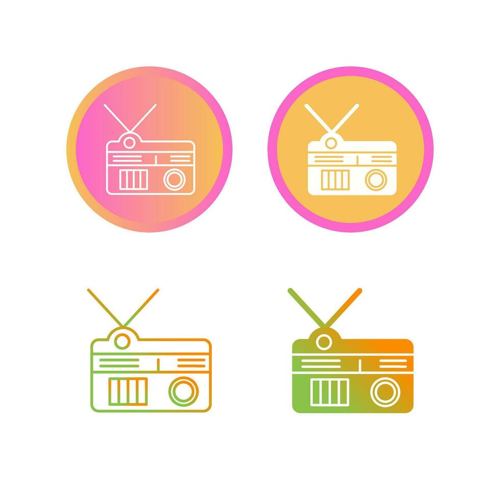 Radio Vector Icon