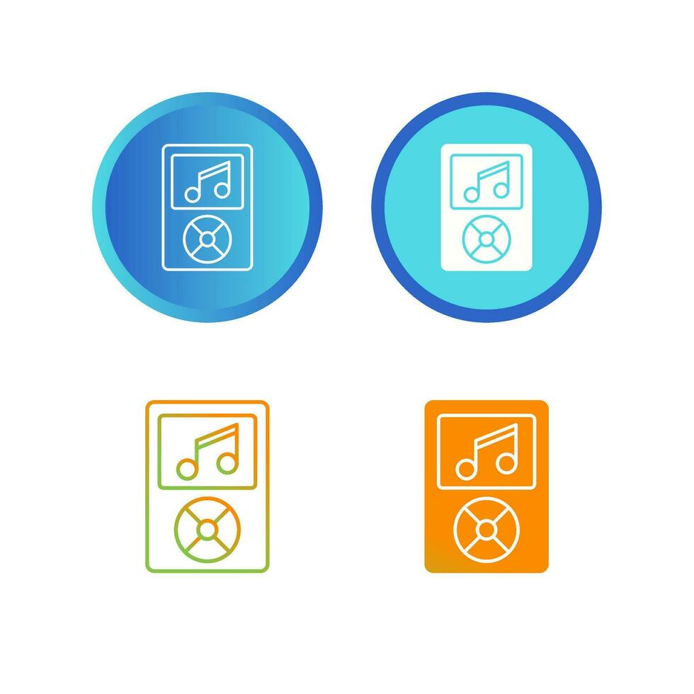 Music Player Vector Icon