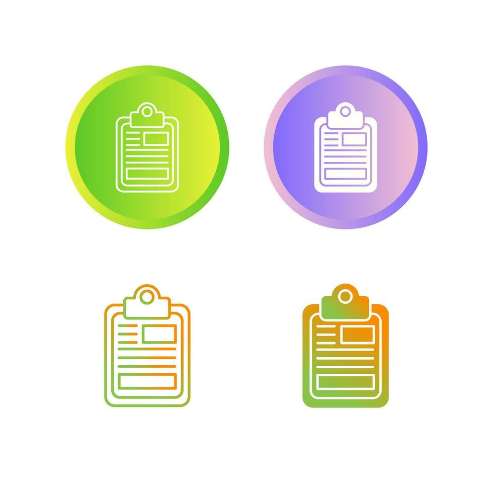 Report Vector Icon