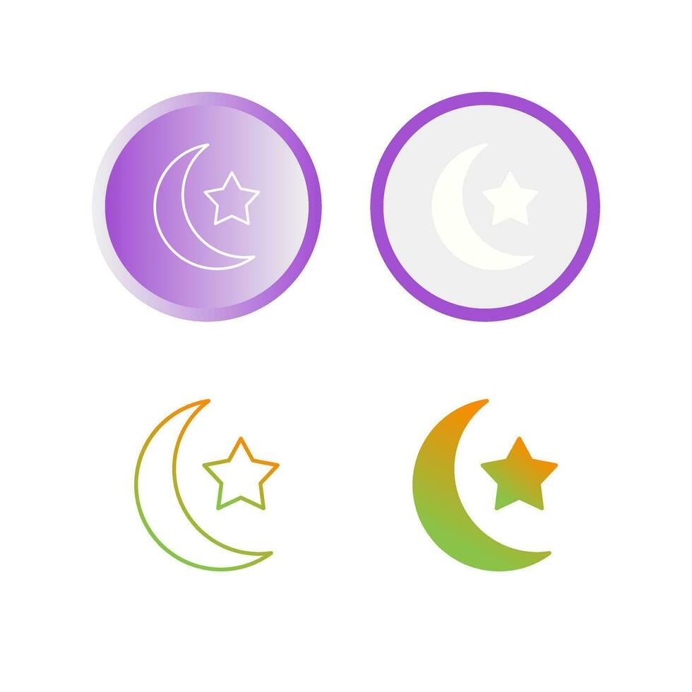 Moon Vector Icon