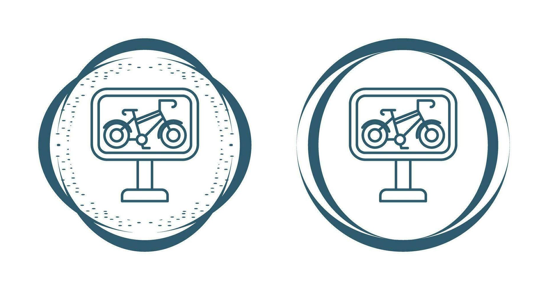 Bike Lane Vector Icon