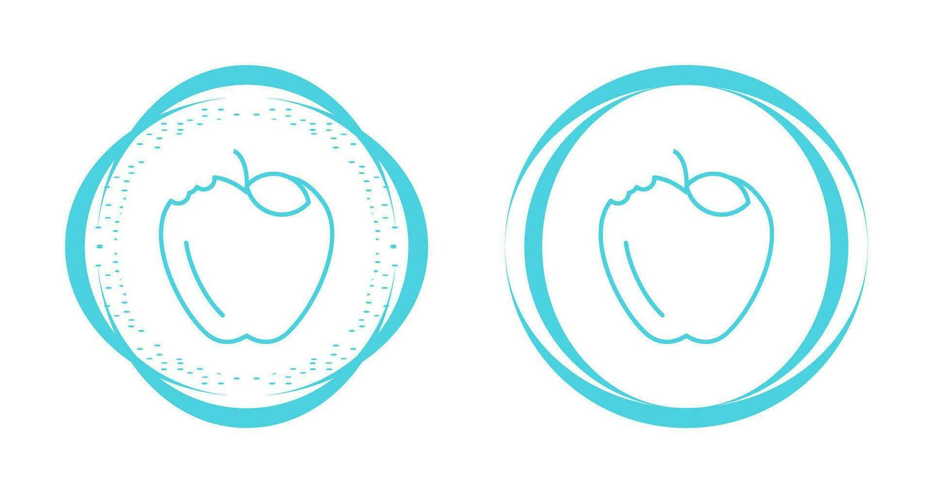 icono de vector de manzana