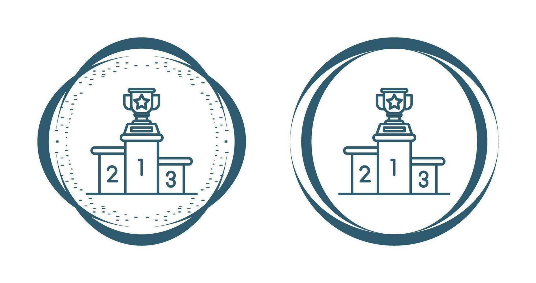 Podium Vector Icon