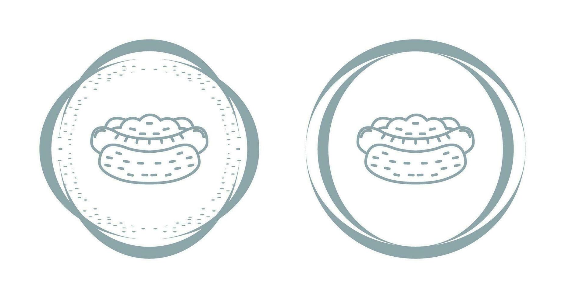 Hot Dog Vector Icon