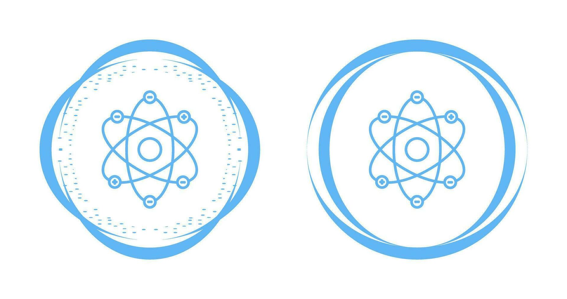 Atom Structure Vector Icon