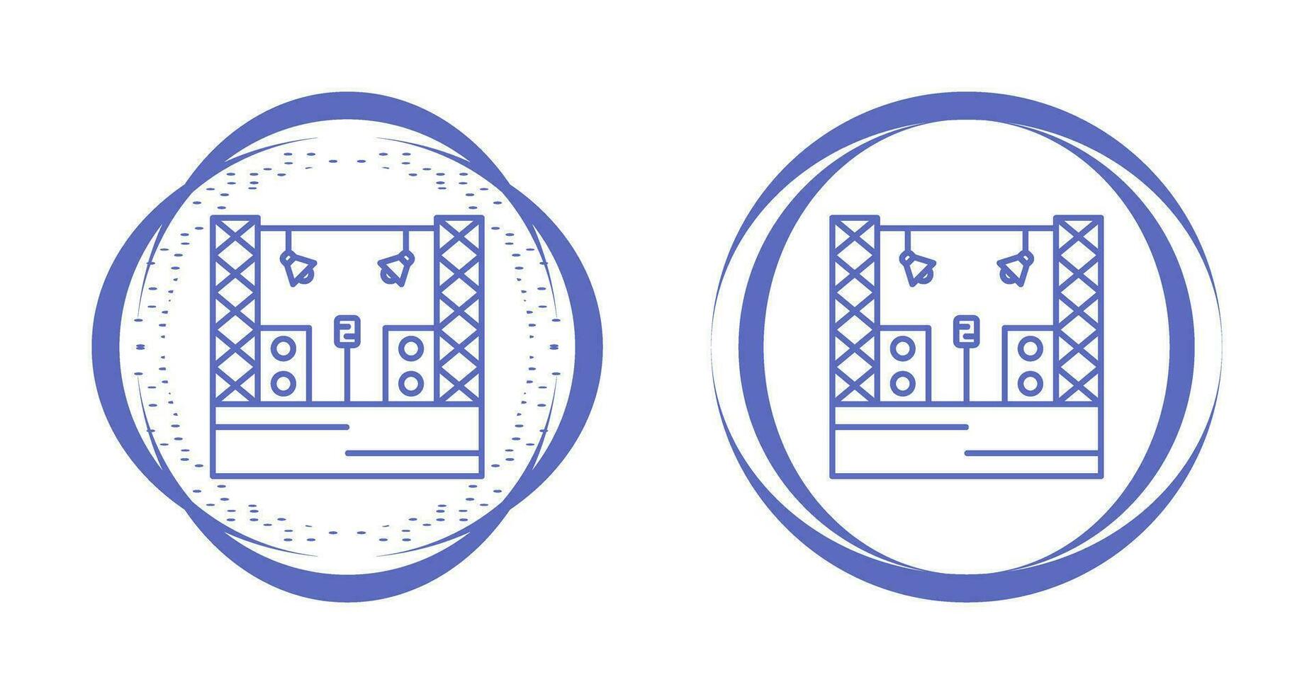 Stage Vector Icon