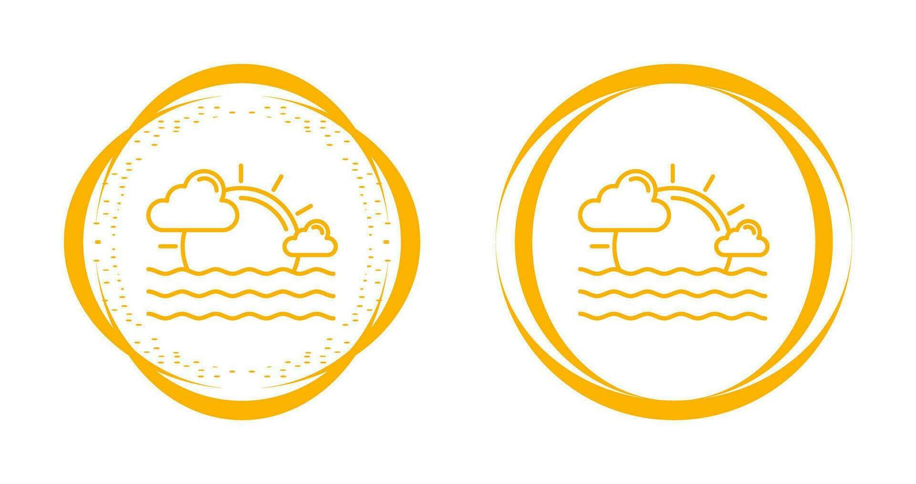 Sunset Vector Icon
