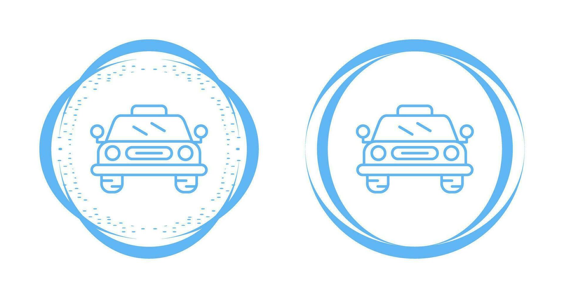 icono de vector de taxi