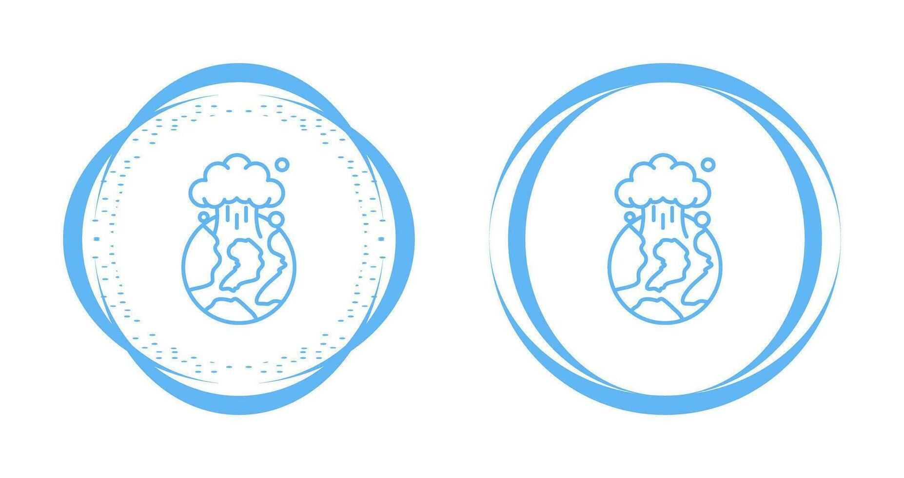 Nuclear Explosion Vector Icon