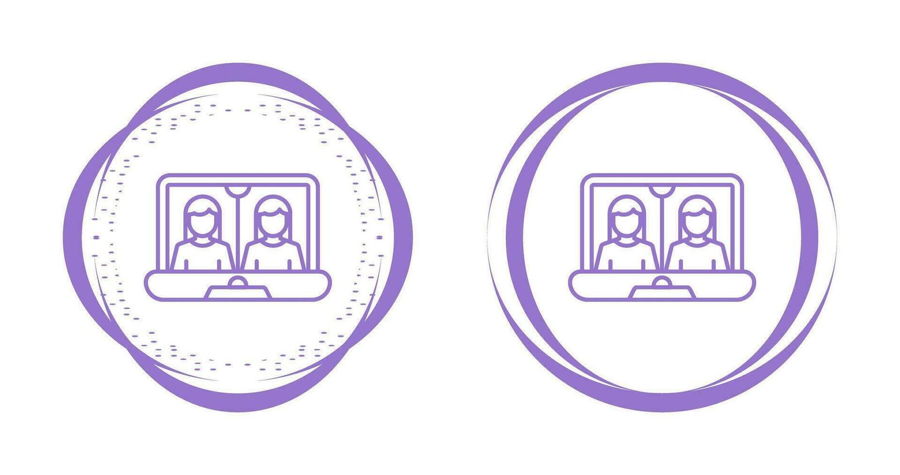 Online Meeting Vector Icon