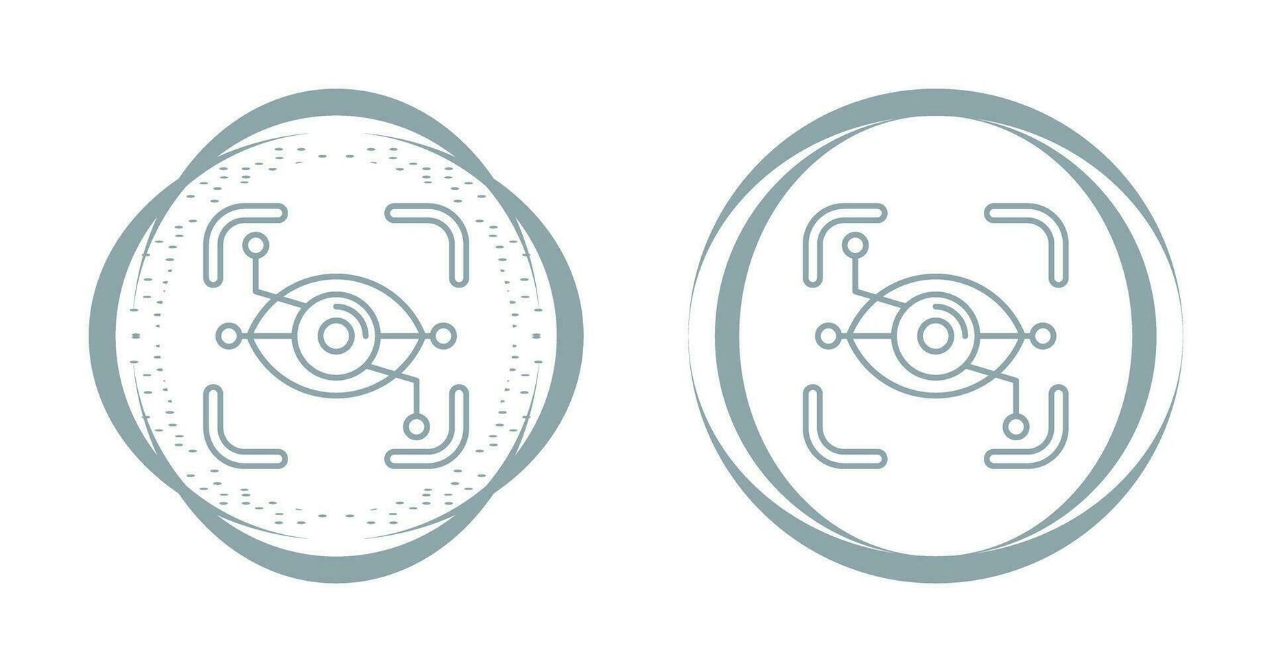 Eye Recognition Vector Icon