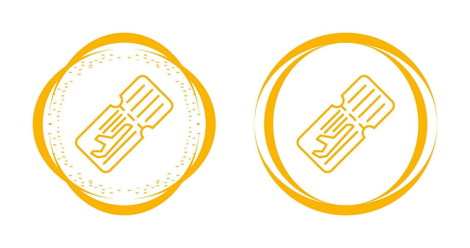 Plane Ticket Vector Icon