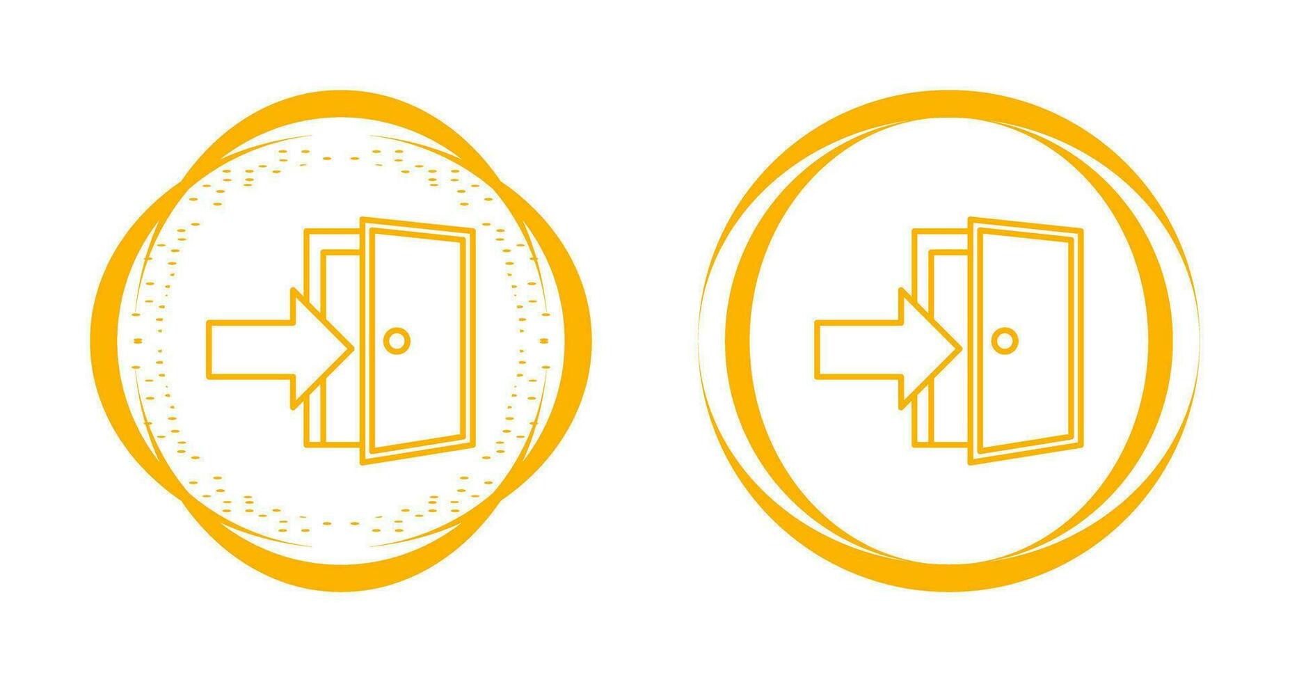 Exit Door Vector Icon