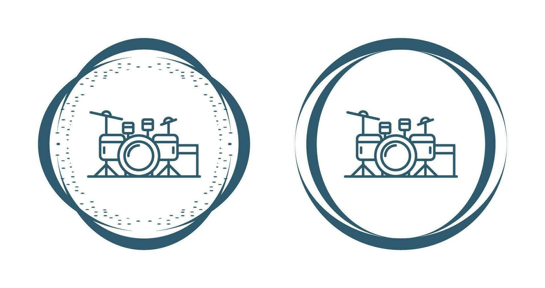 Drum Set Vector Icon