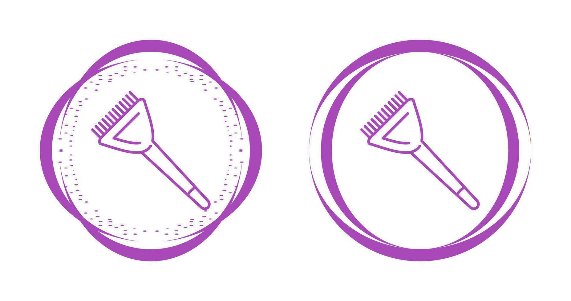 Hair Dye Brush Vector Icon