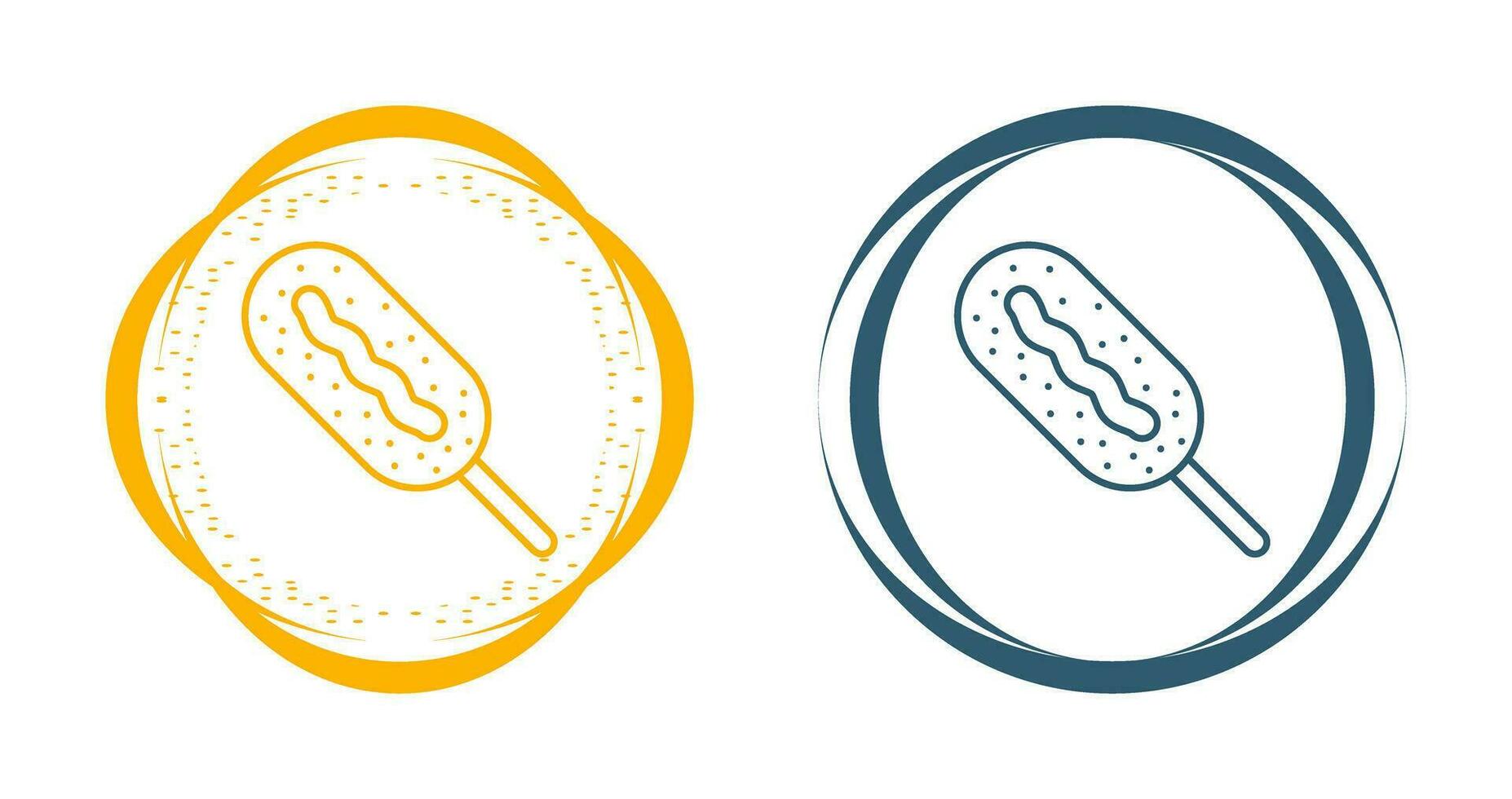 Corndog Vector Icon