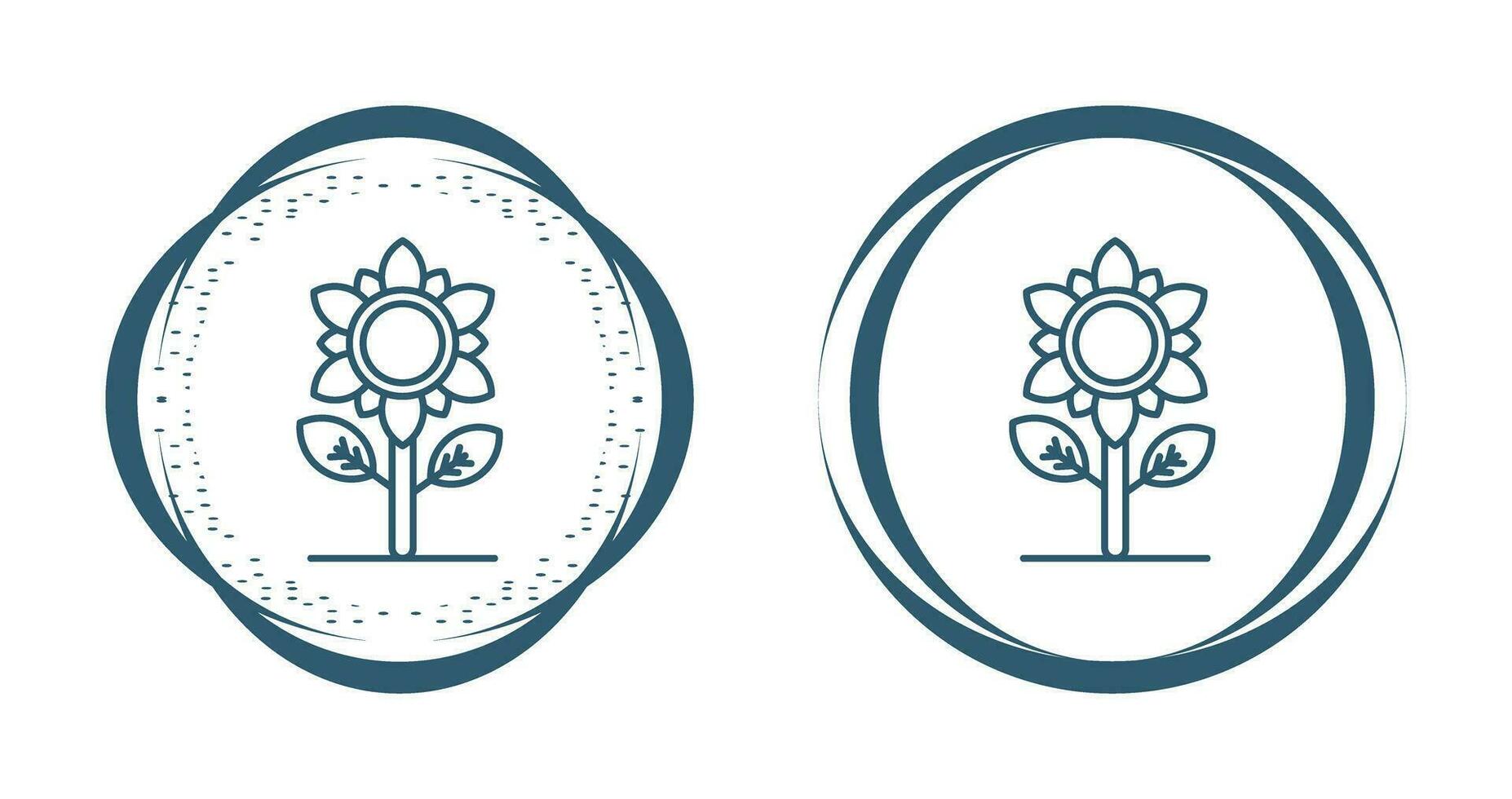 Sunflower Vector Icon