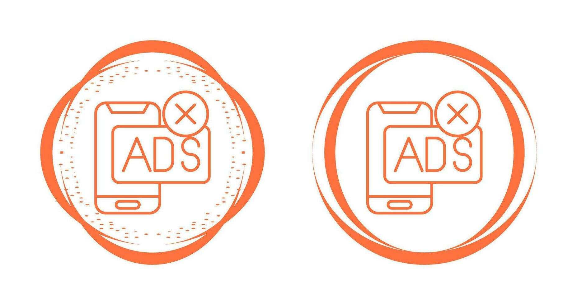 AD Block Vector Icon