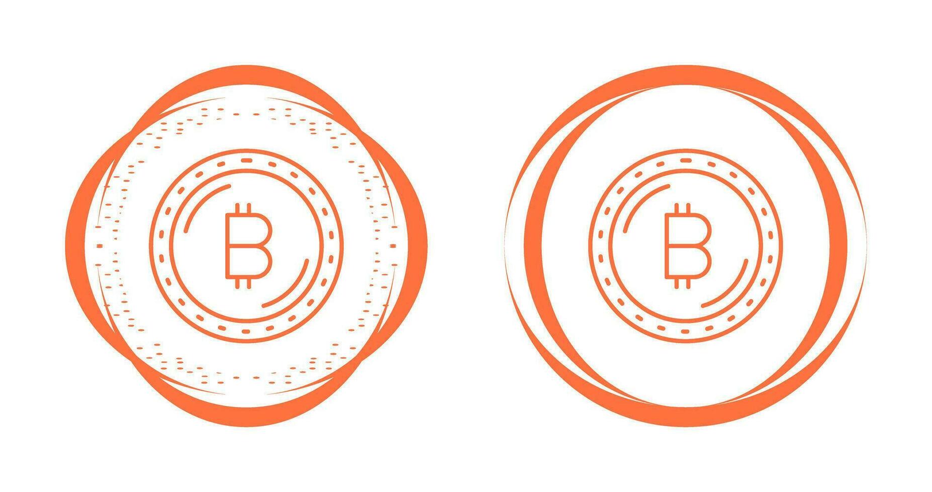 Bitcoin Currency Vector Icon